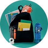Backpacks.