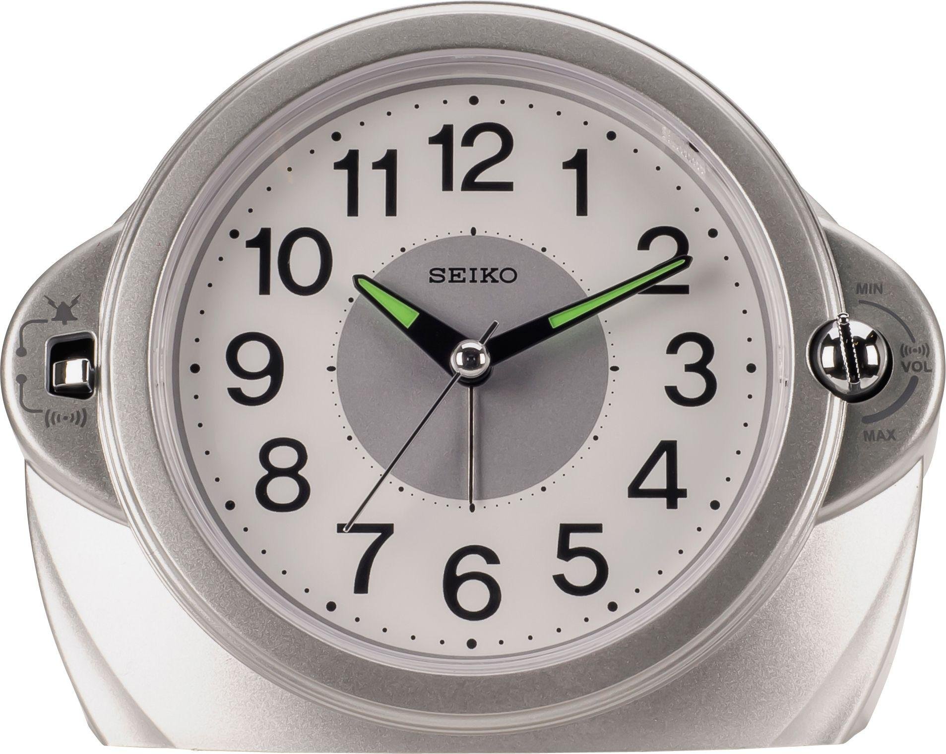 Seiko Volume Control Sweeper Alarm Clock