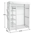 Polycotton triple wardrobe