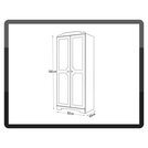 Argos nordic pine wardrobe