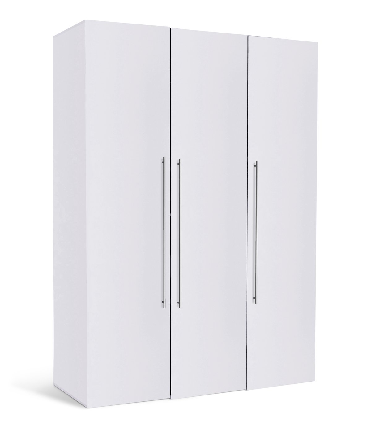 Habitat Atlas 3 Door Tall Wardrobe - White