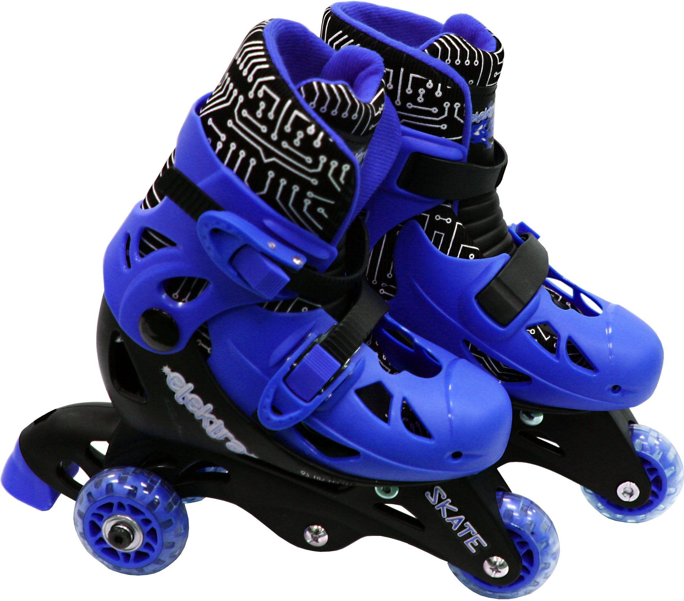 Elektra Tri to In Line Boot Skates - Blue