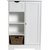 Buy HOME Shaker Slimline Hall Storage Unit with Cupboard - White at ...