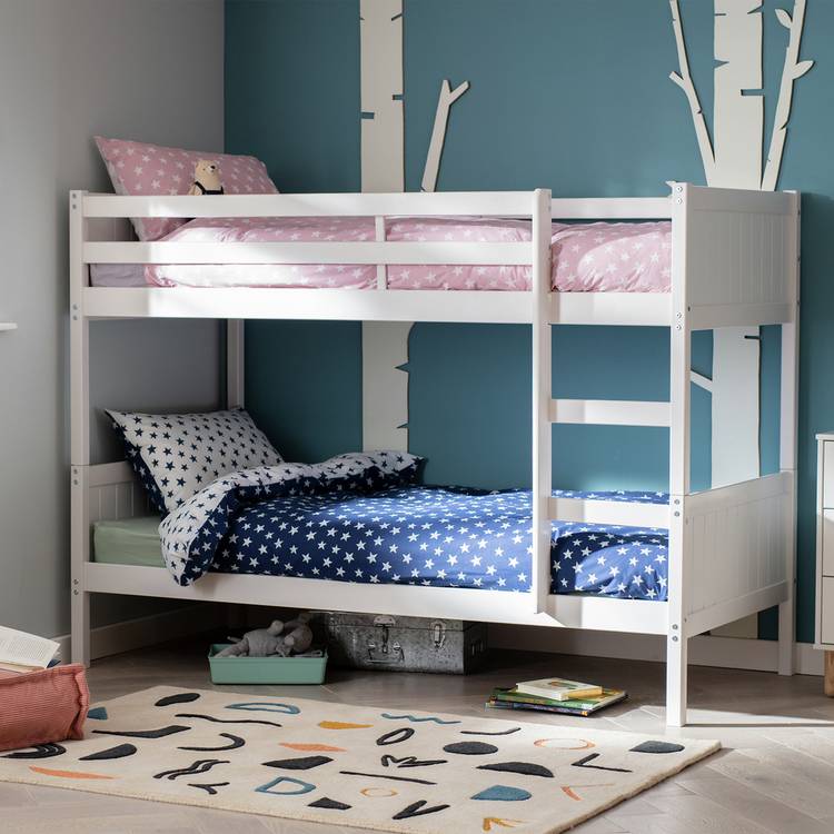 Habitat Detachable Bunk Bed Frame - White 0