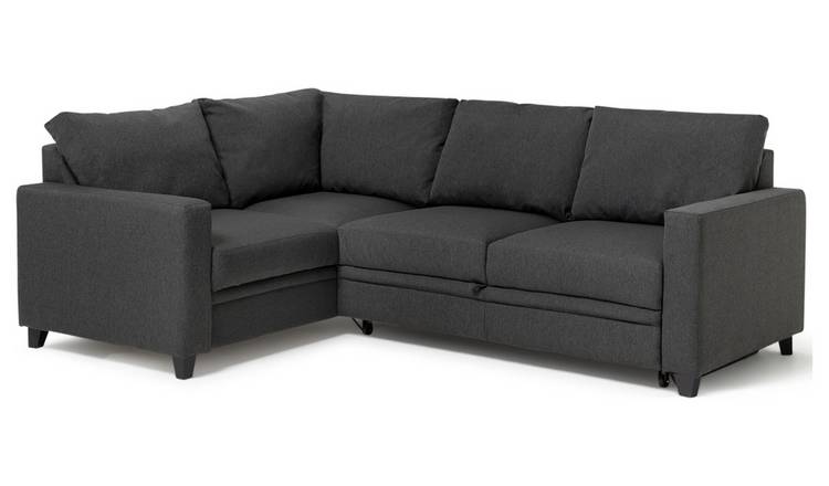 charcoal corner sofa bed