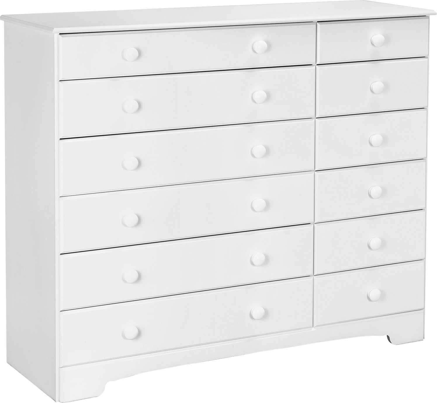 Argos Home Nordic 6 6 Drawer Chest - Soft White