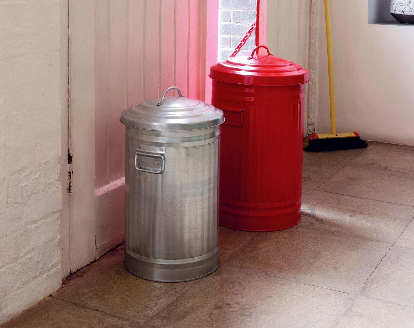 Habitat Alto 52 Litre Kitchen Bin - Red