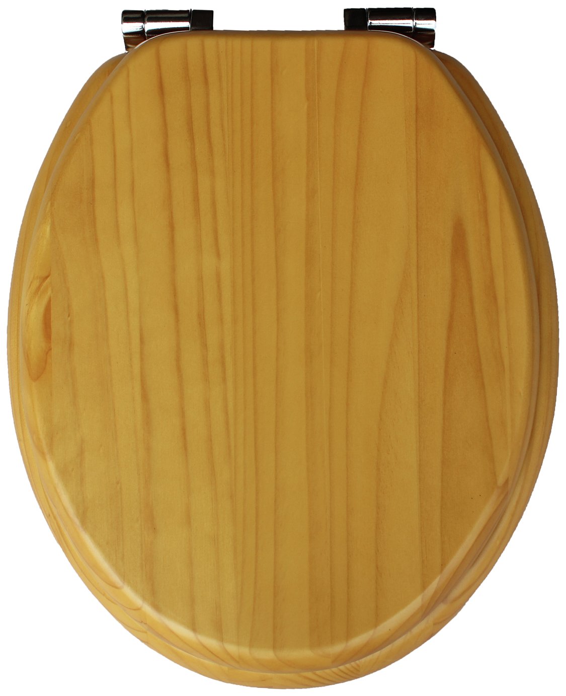 Argos Home Solid Wood Slow Close Toilet Seat - Light Oak