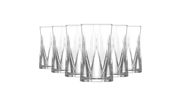 LAV Zoey Highball Glasses - 380ml - Pack of 6