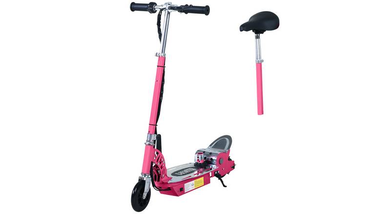 HOMCOM 120W 6 Years Plus Foldable Powered Scooter – Pink