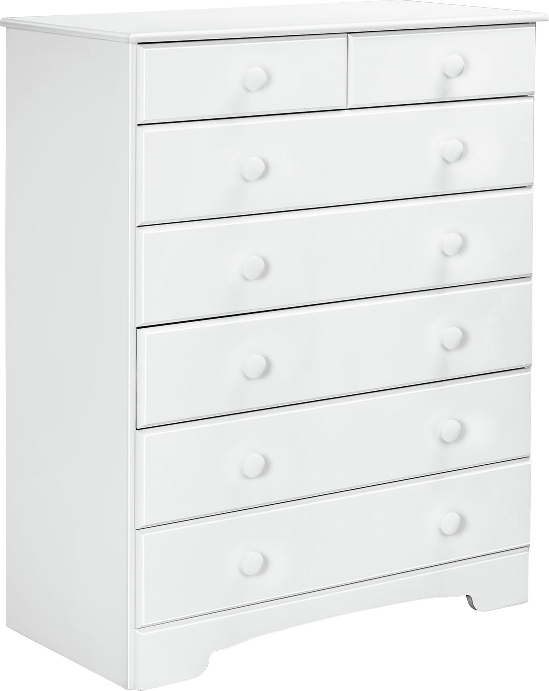 Argos Home Nordic 5 2 Drawer Chest - Soft White