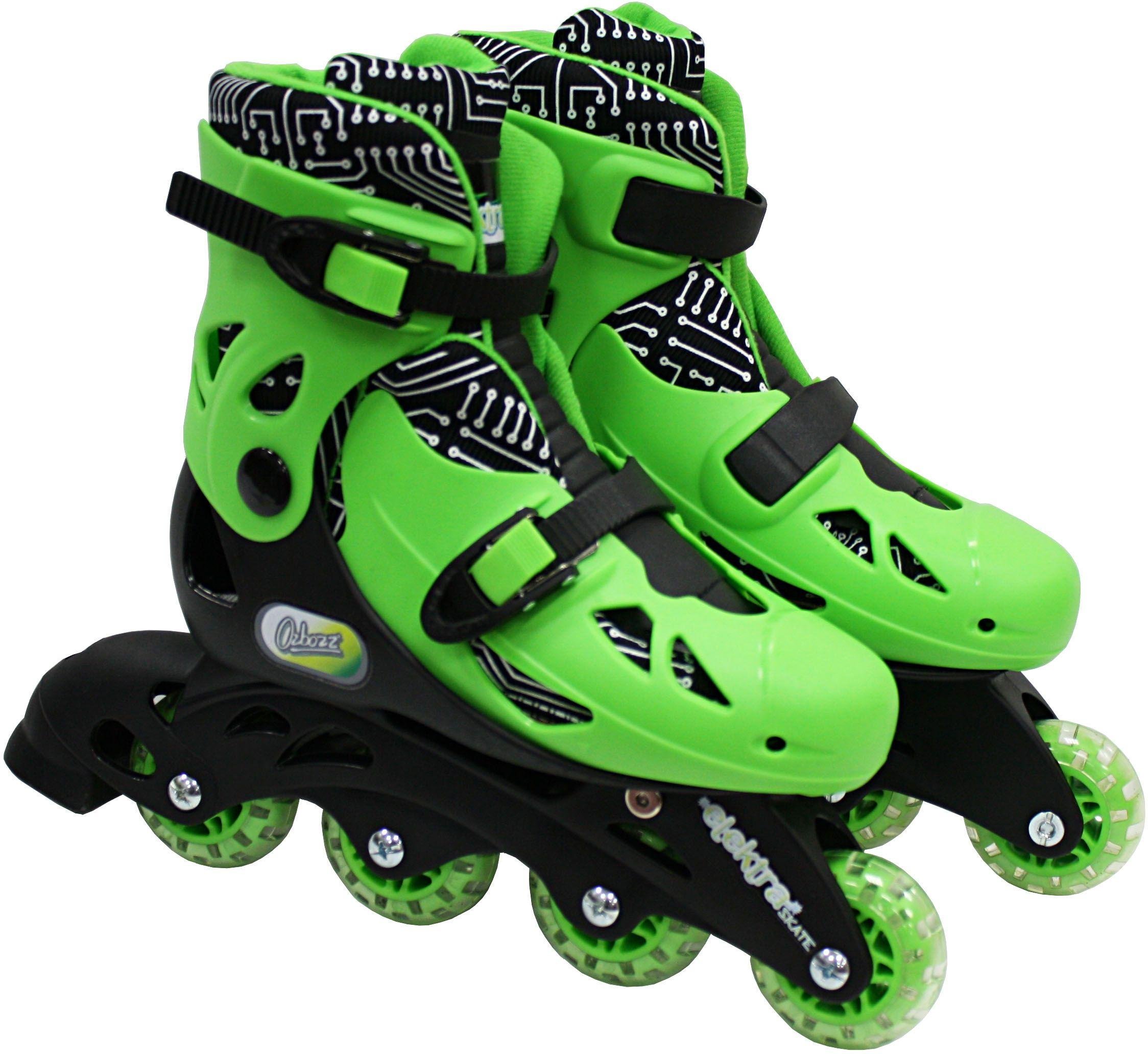 Elektra In Line Boot Skates - Green