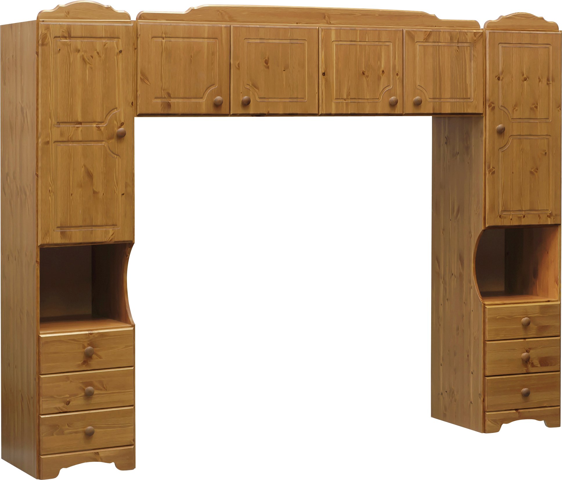 Argos Home Nordic Overbed Fitment - Pine