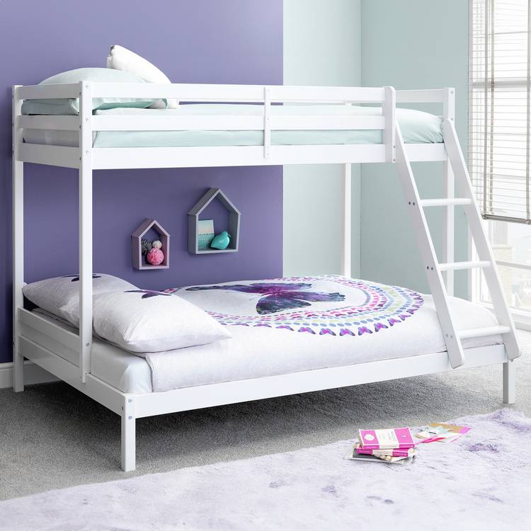 Argos Home Kaycie Triple Bunk Bed Frame - White 0