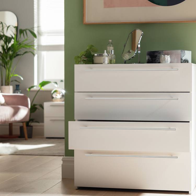 Habitat Atlas 4 Drawer Chest - White 0