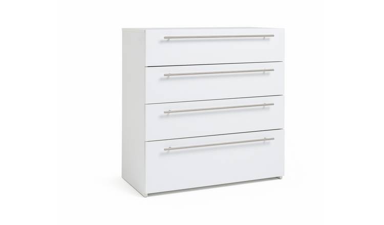 Habitat Atlas 4 Drawer Chest - White