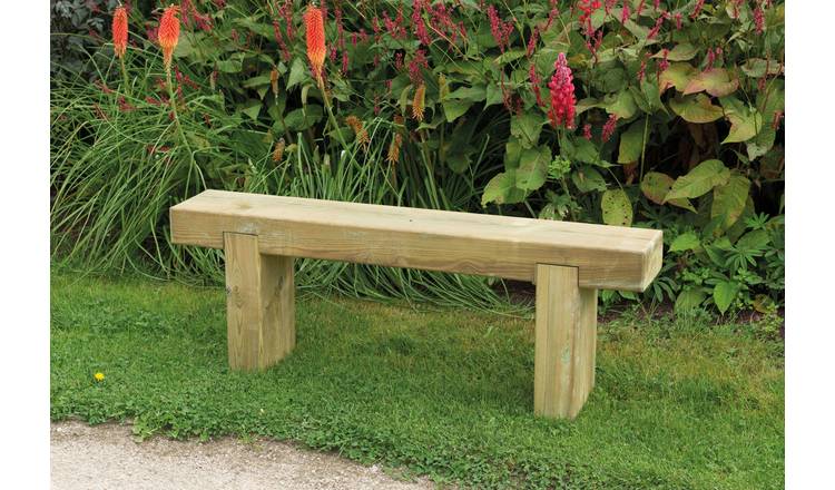 Forest Wooden 2 Seater Garden Bench 2