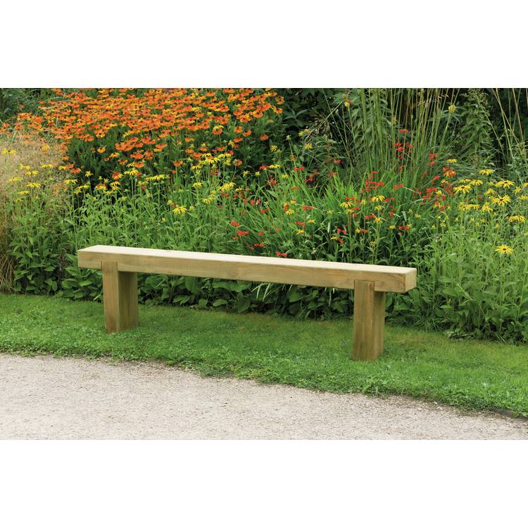 Forest Garden 4 Seater Wooden Garden Bench 0