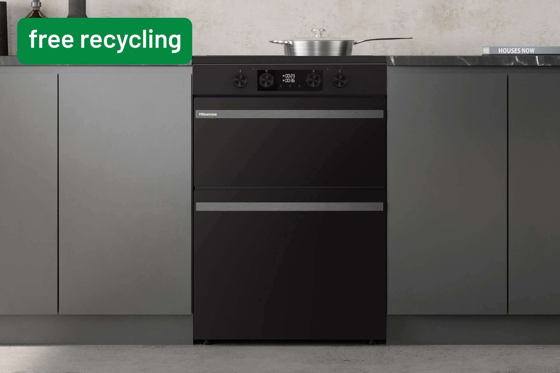 Recycling on us! Shop free recycling on selected large appliances.