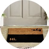 Door mats.