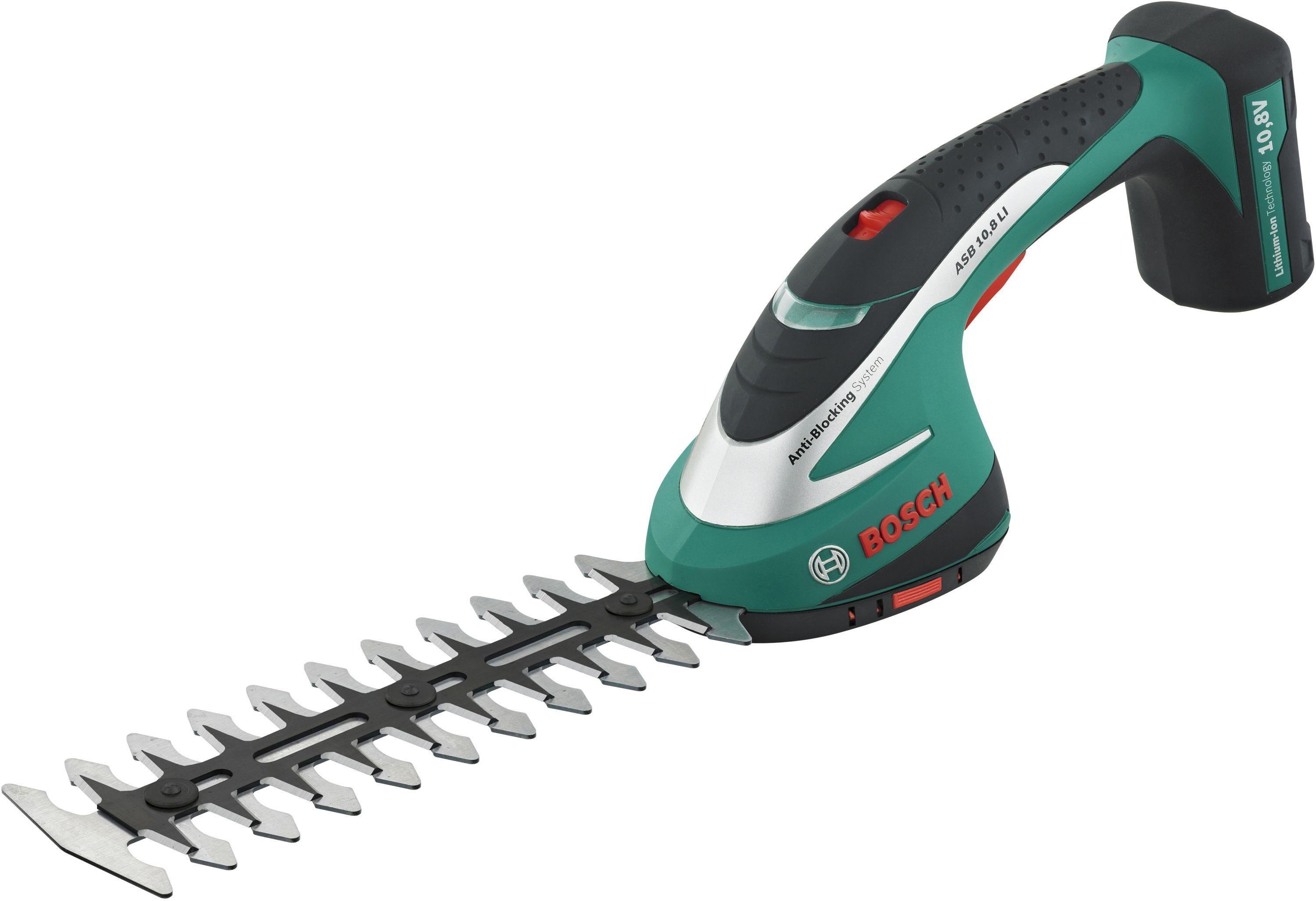 Bosch ASB 10.8V LI Cordless Shrub Shearer Set - 10.8V.