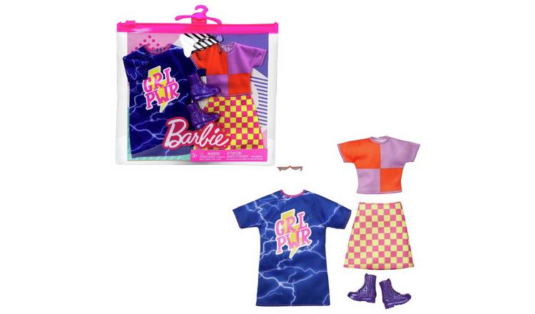 30 Mix Item For Barbie Doll Clothes And Accessories Set - Baby Girl Gift  Pack
