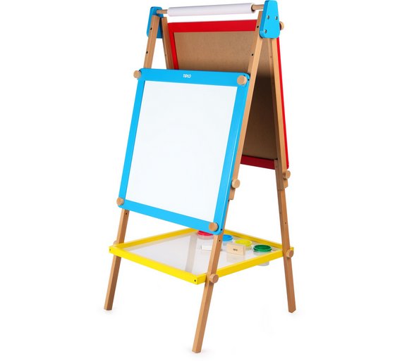 Buy Tidlo Wooden Height Adjustable Easel at Argos.co.uk - Your Online ...