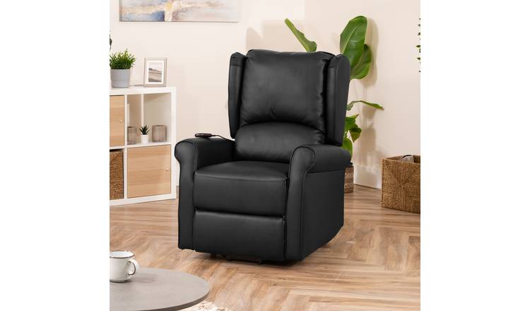 Artemis Home Corcoran Electric Riser Recliner with Massage and Heat - Black