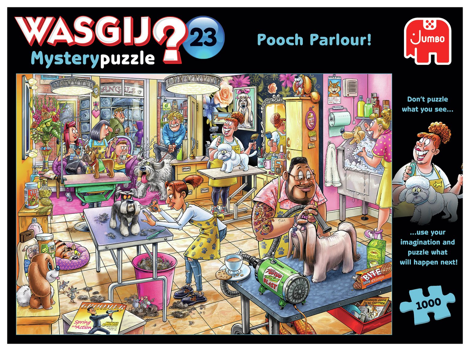 Wasgij Mystery 23 Pooch Parlour 1000 Piece Jigsaw Puzzle