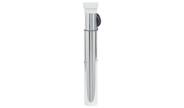 Walplus In-Ground Parasol Base for Pole Aluminum - Silver - 9 x 71 cm