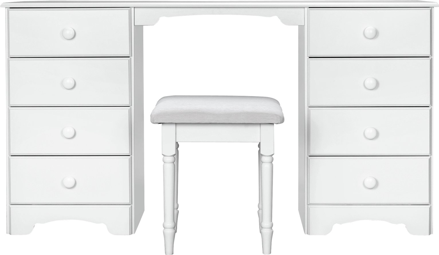 Argos Home Nordic 8 Drw Dressing Table & Stool Reviews