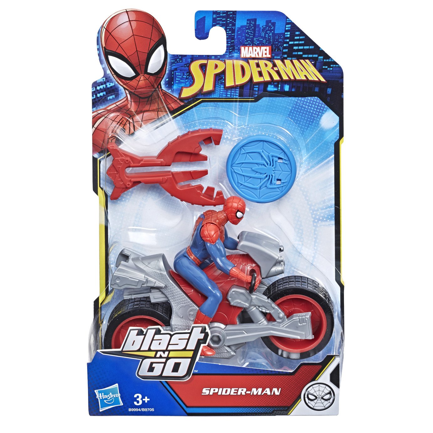 spider man blast gear action figure