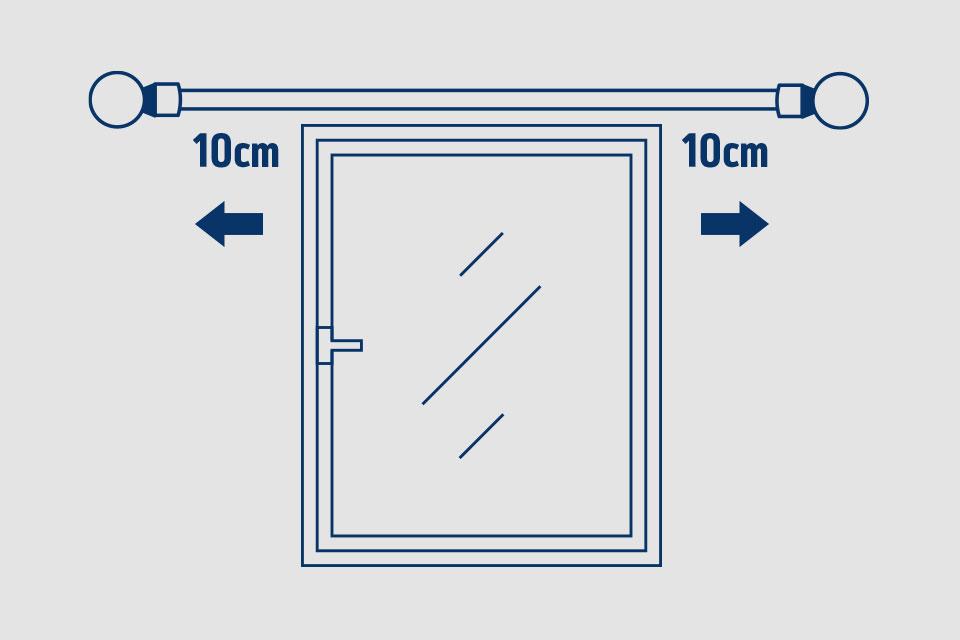 How to put up a curtain pole Measuring & fitting Argos