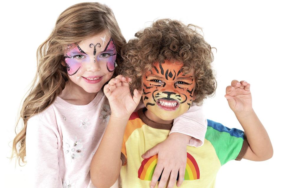 Face painting for kids.