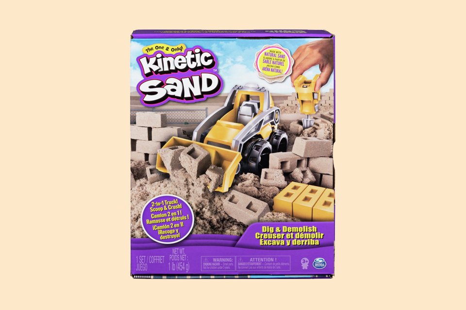 kinetic sand dig and demolish