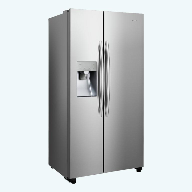 American fridge freezers with water dispensers.