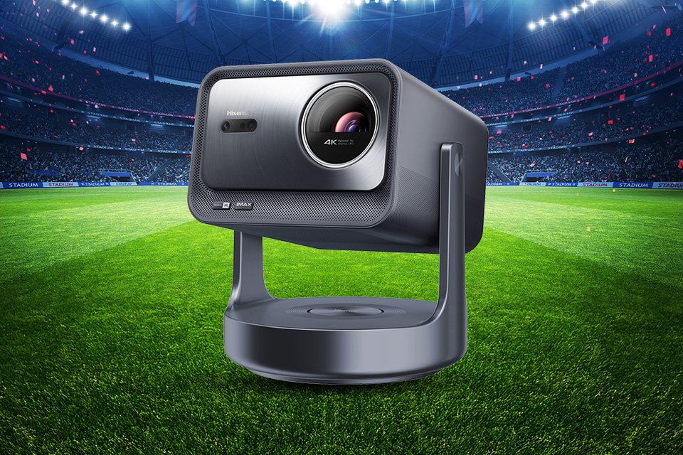 Match day, sorted for everyone. Enjoy the game on a Hisense laser TV while the kids stay entertained with a FREE goal post & football when bought together.
