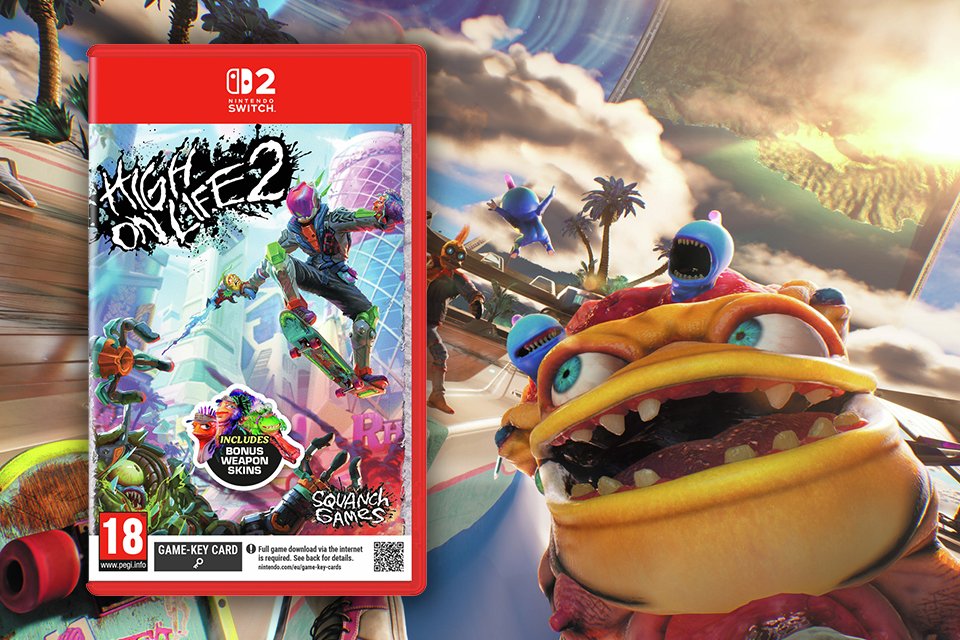 High on Life 2. Out now on Nintendo Switch 2.