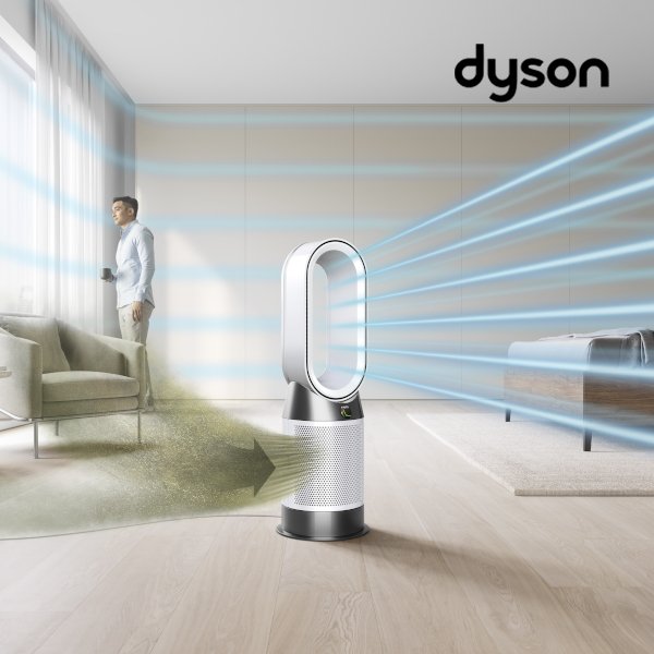 Dyson. Pure relief from the heat. With up to 290 litres of purified airflow per second to keep you cool during summer.