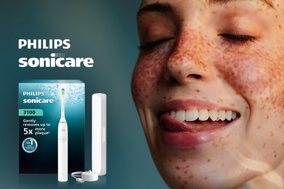 New Philips Sonicare from £39.99. Gentle on gums.