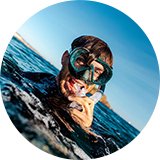 Snorkelling.