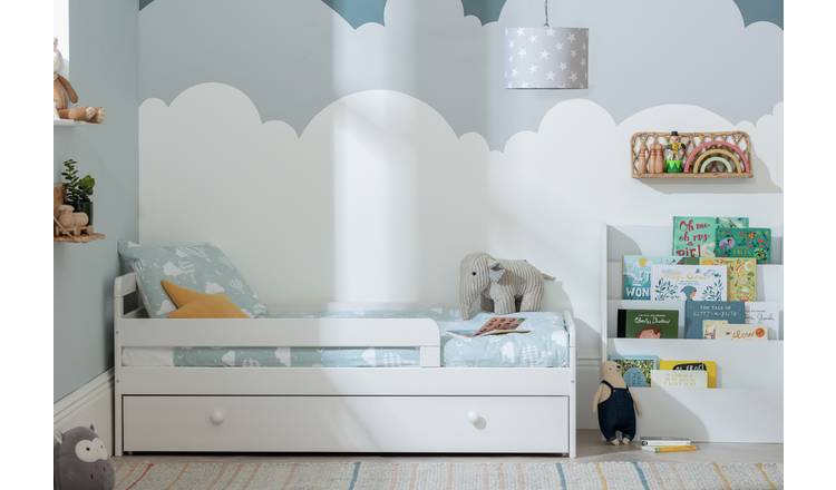 Buy Argos Home Ellis White Toddler Bed Frame With Storage Kids