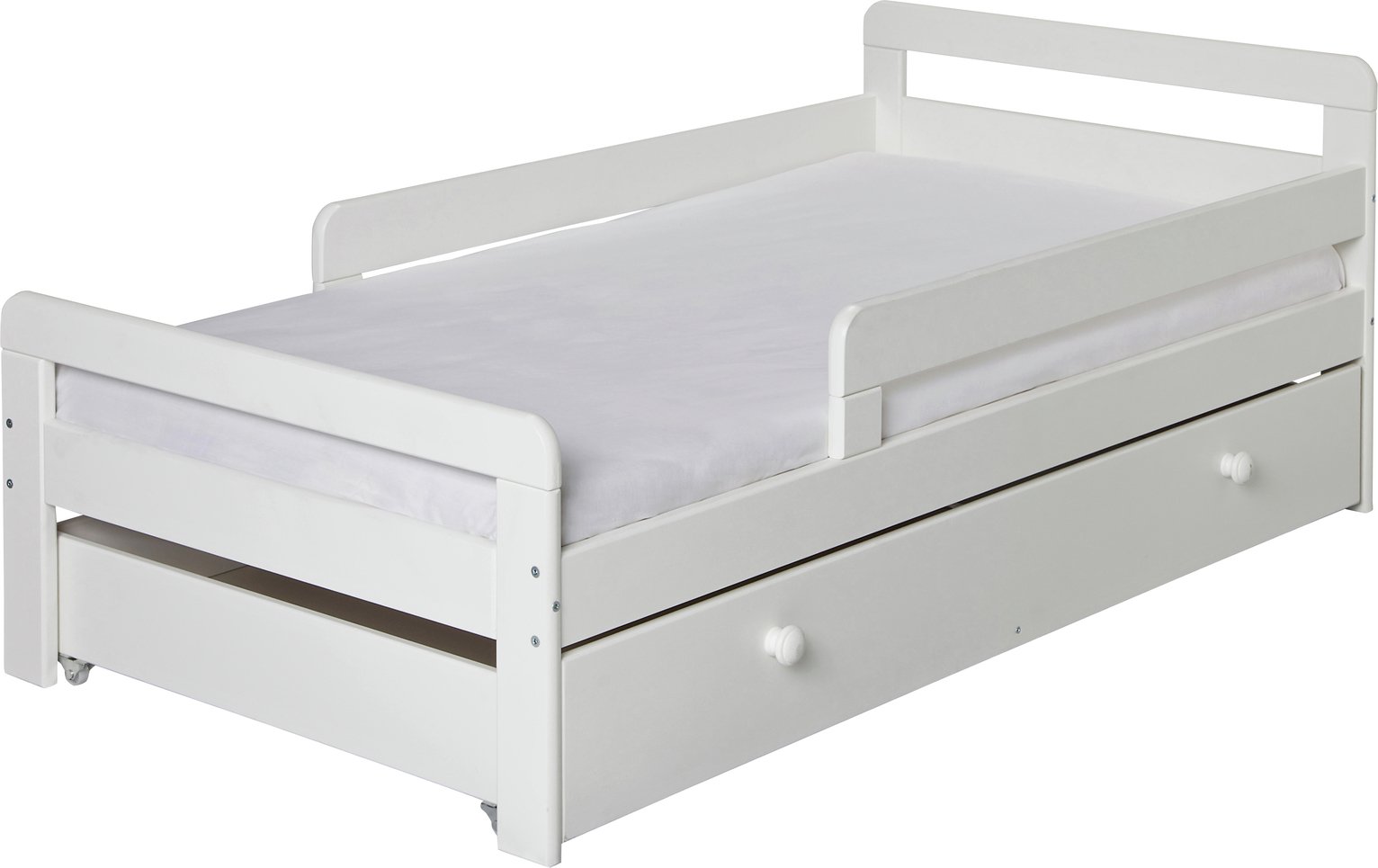 Habitat Ellis Toddler Bed Frame with Storage - White