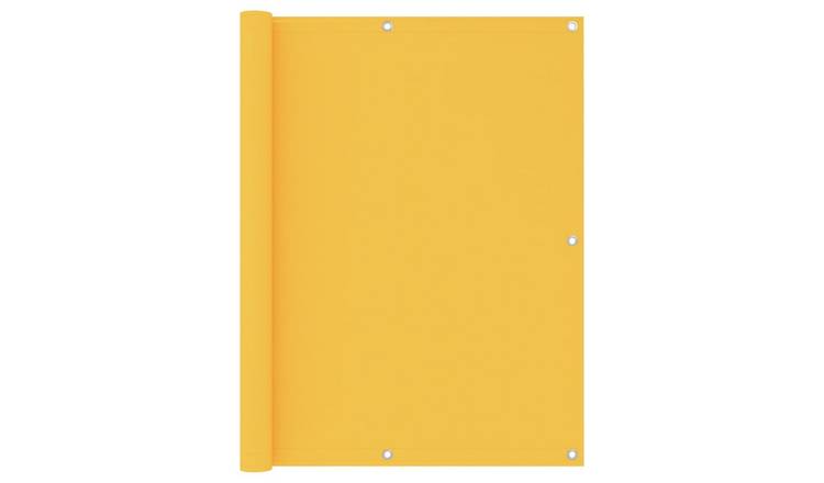 Walplus Polyester Oxford Balcony Screen - Yellow - 120 x 500 cm