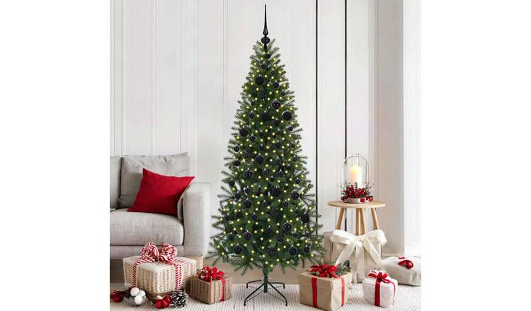 Walplus 300 LED Lights Artificial Christmas Tree Full Bodied - Green - 180 cm