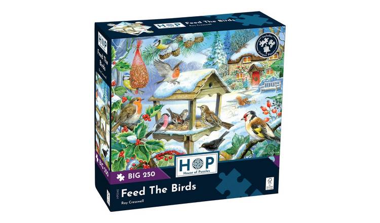 The House of Puzzles Feed The Birds BIG 250 Piece Jigsaw Puzzle