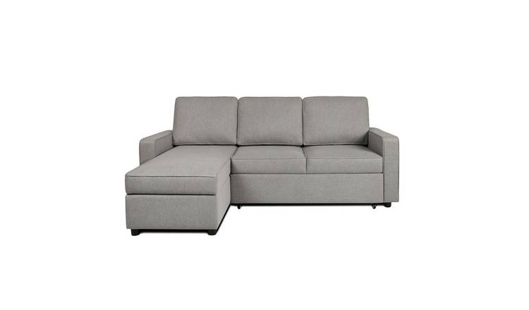 HomeGardenDirect Selene Corner Pull Out Sofa Bed - Light Grey