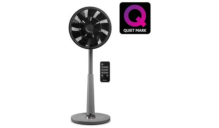 Buy Duux Whisper Grey Pedestal Fan Fans Argos