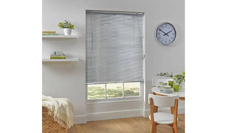 Habitat 25mm Aluminium Venetian Blind - Silver