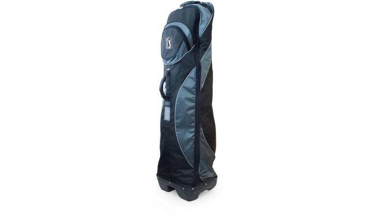 PGA Tour Travel Bag with Hard Plastic Base - Black/Grey.